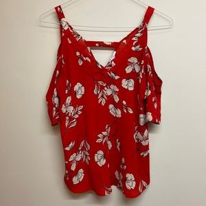 Sienna Sky cold shoulder top